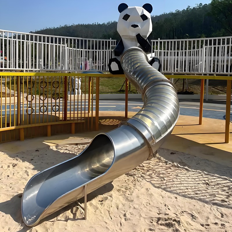不锈钢滑梯-熊猫系
