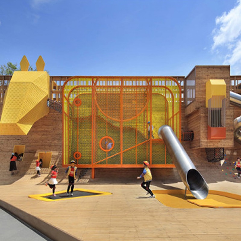 组合滑梯-商场滑梯