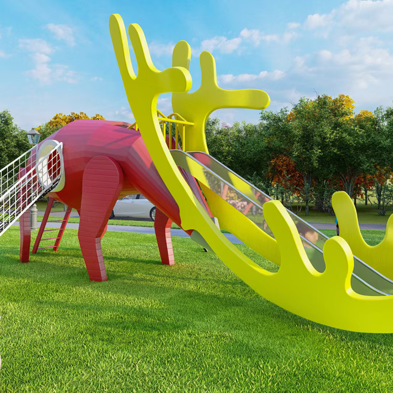 组合滑梯-动物主题