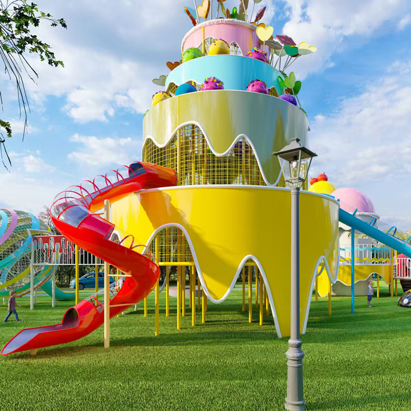 组合滑梯-户外公园