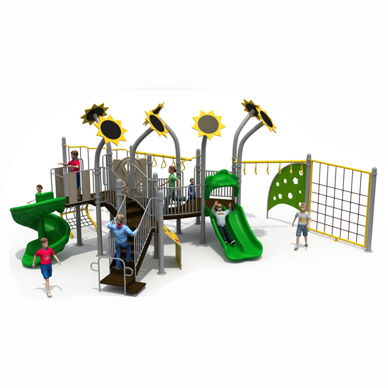 儿童滑梯-葵花主题