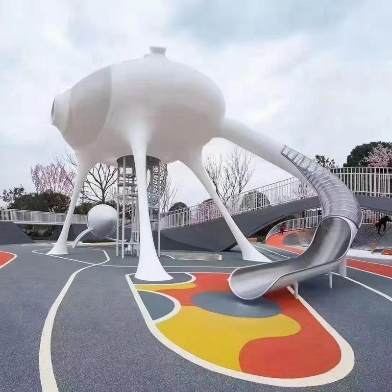 不锈钢滑梯户外