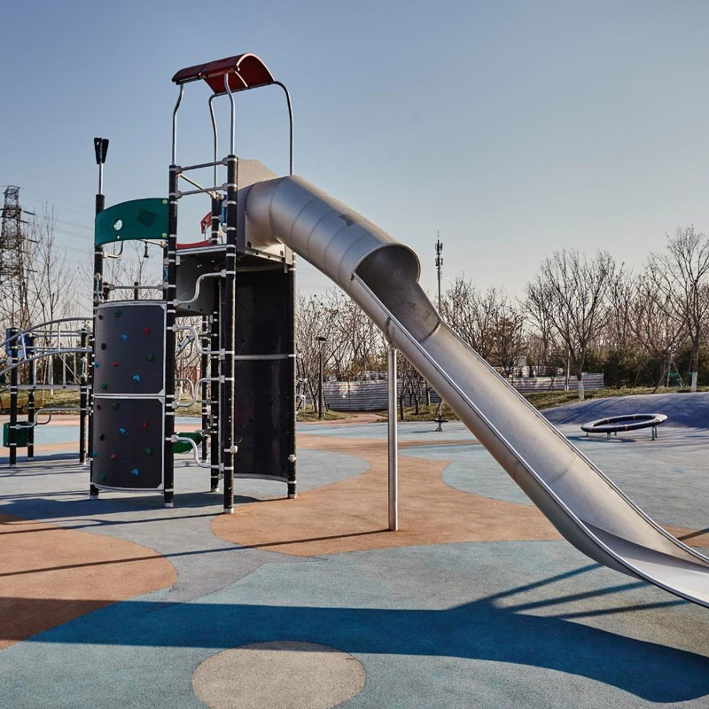 户外滑梯-不锈钢滑梯