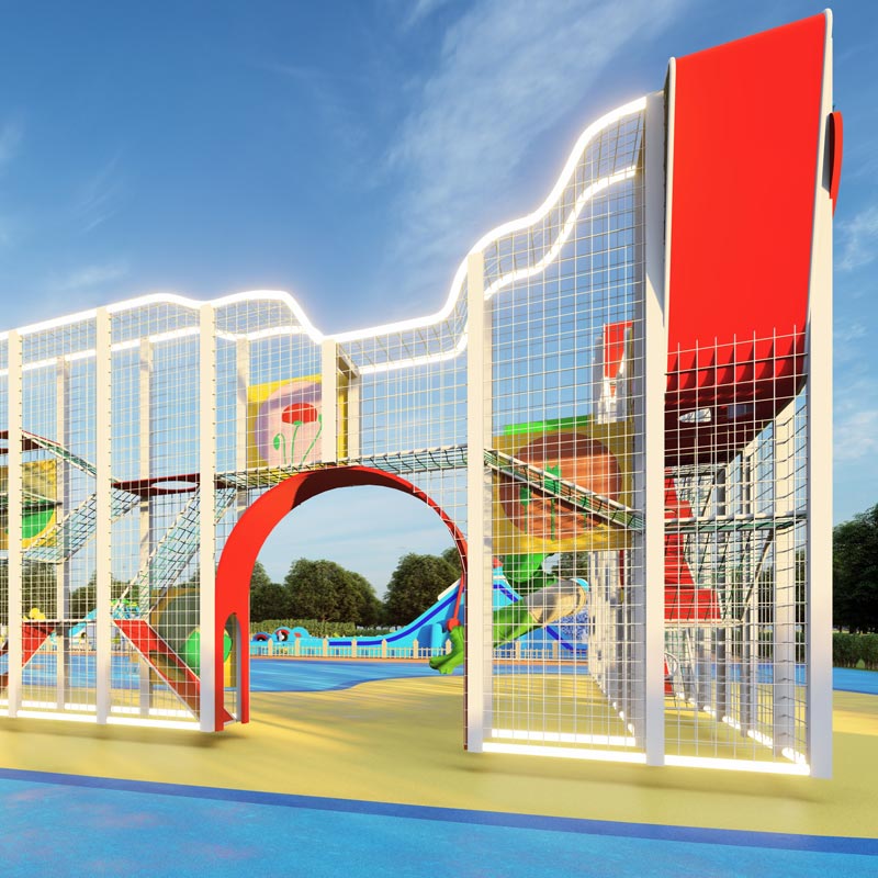 户外攀爬网架组合