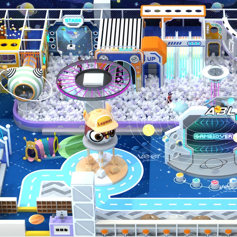 淘气堡-太空主题