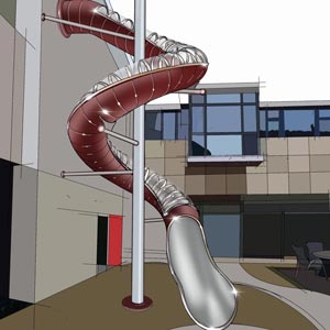 商场社区不锈钢滑梯整体规划设计方案